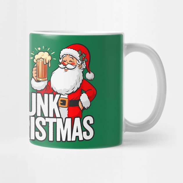 Merry Drunk I'm Christmas - Funny Drinking Santa by TwistedCharm